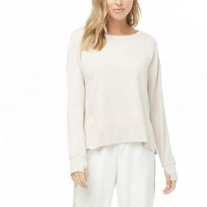 NWT fleece sweatshirt - blush/cream - M